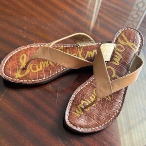 Sam Edelman Tan and Brown Sandals